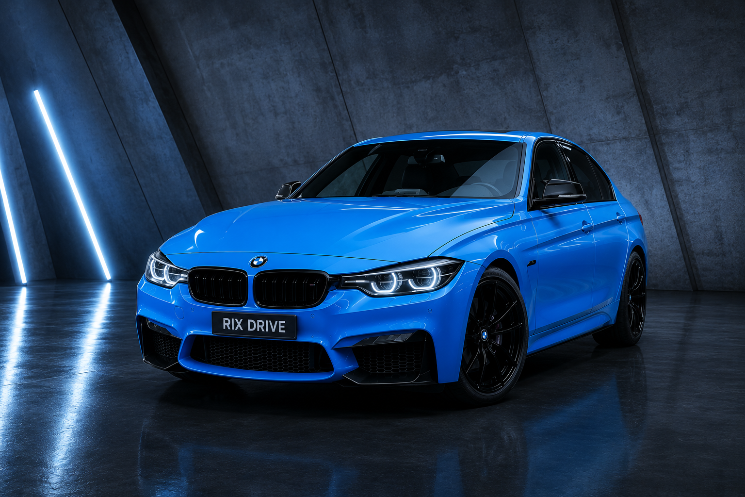 BMW F30 RIX Drive - rendu studio